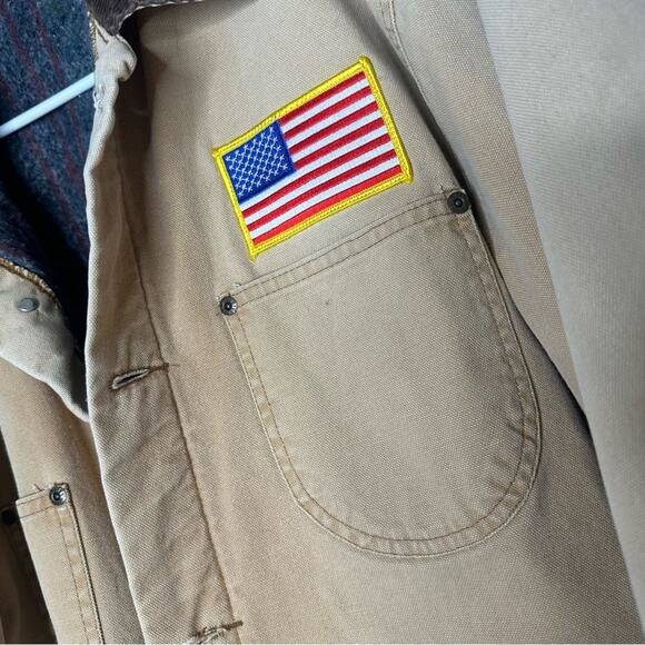 Vintage Dickies Workwear Chore Jacket Blanket Lined XL - Picture 5 of 7